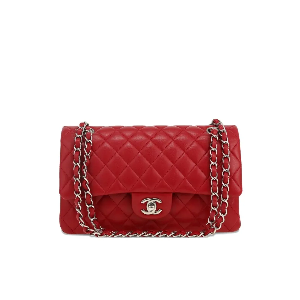 CHANEL Classic 11.12 Handbag Medium Lambskin A01112