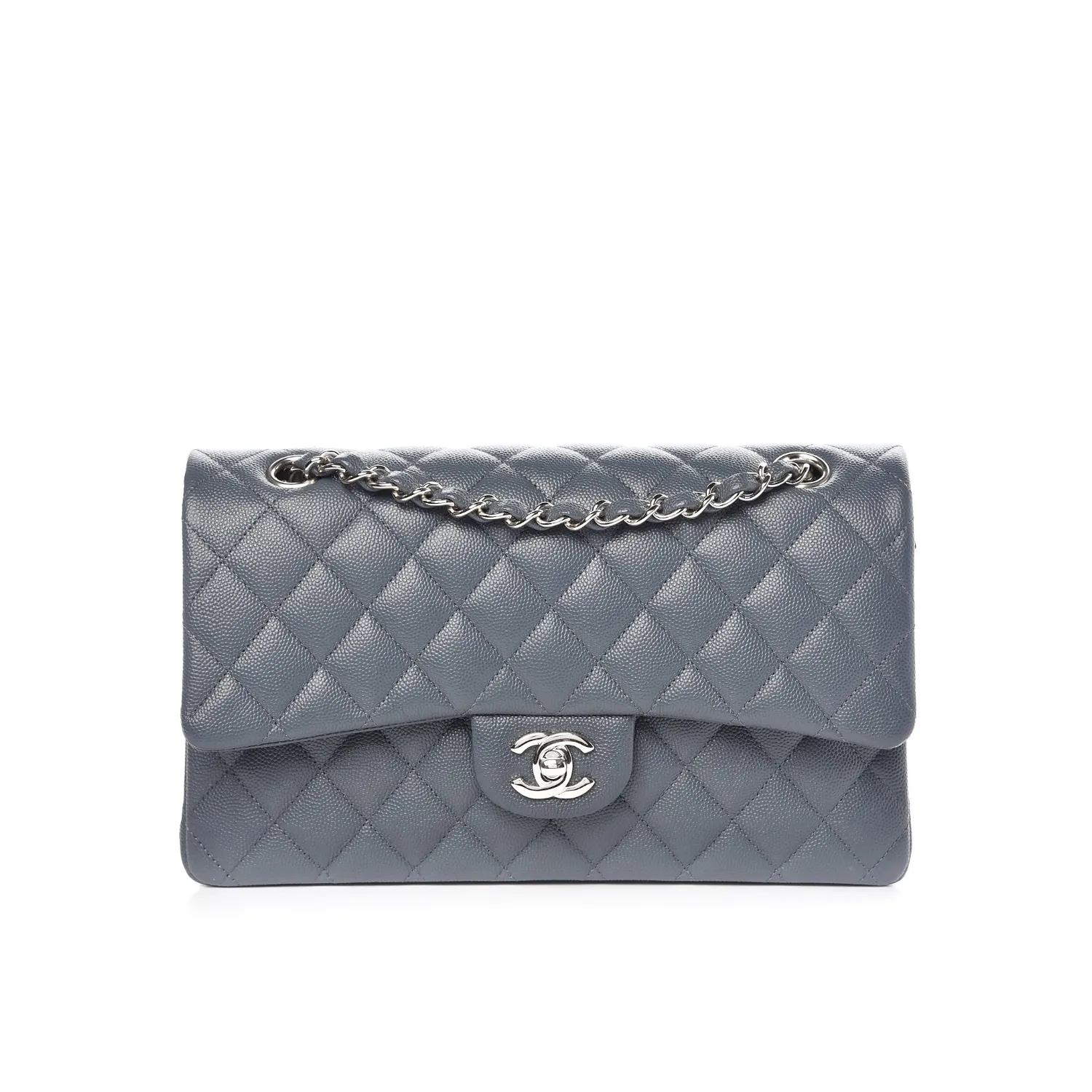 CHANEL Classic 11.12 Handbag Medium Caviar A01112