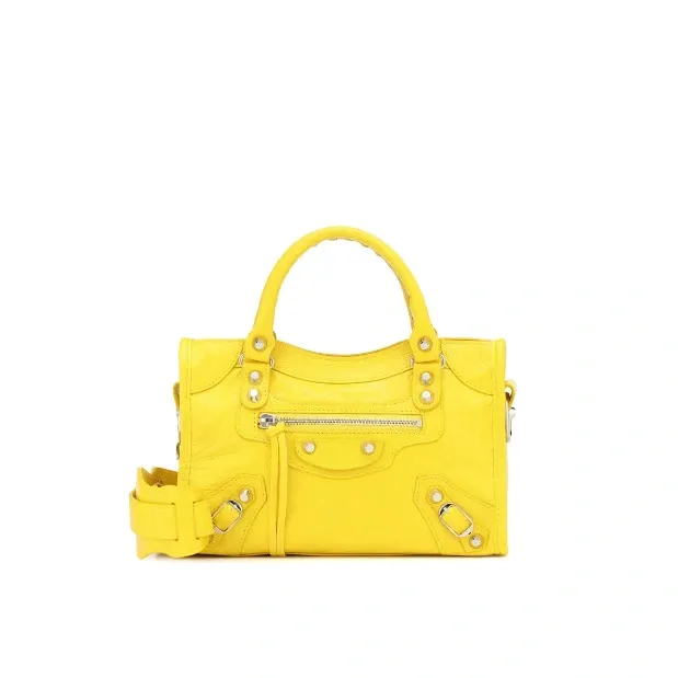 Balenciaga Women's Le City Bag Small in Yellow 811442