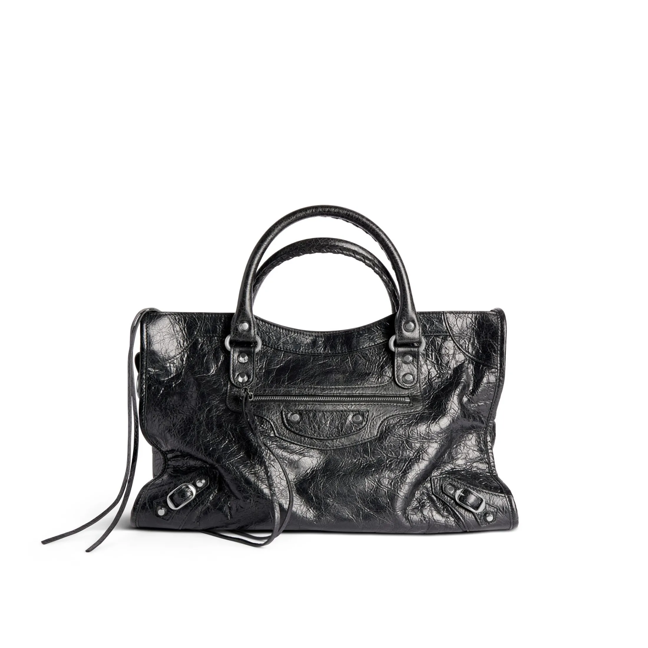 Balenciaga Women's Le City Bag Medium in Black 823058