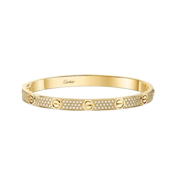 Cartier Love bracelet, medium model, paved N6736817