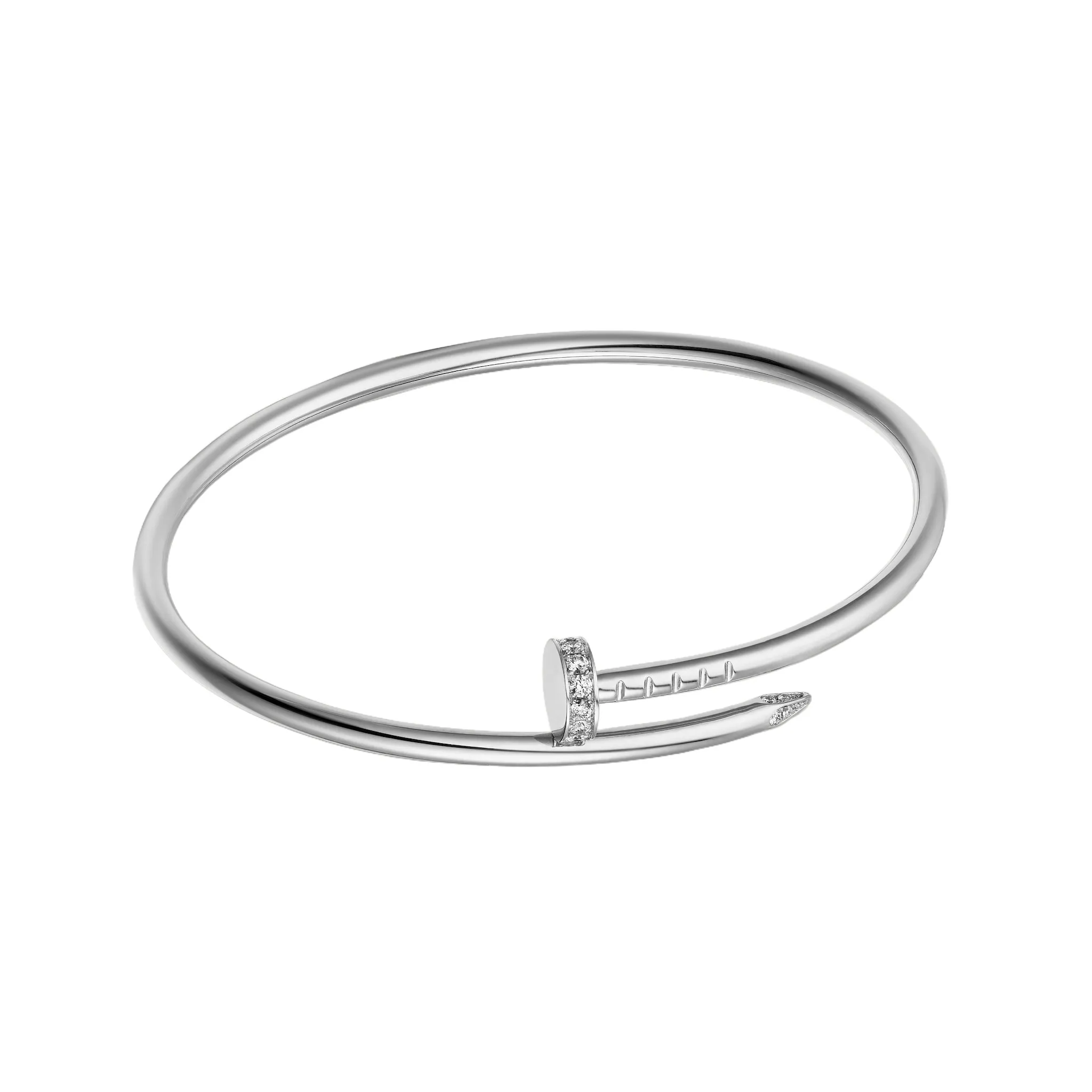 Cartier Juste un Clou bracelet, small model, diamonds B6084017