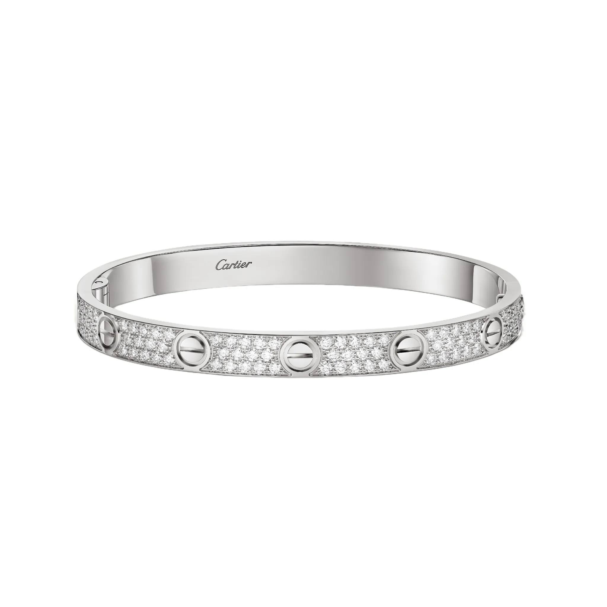 Cartier Love bracelet, classic model, paved N6727017