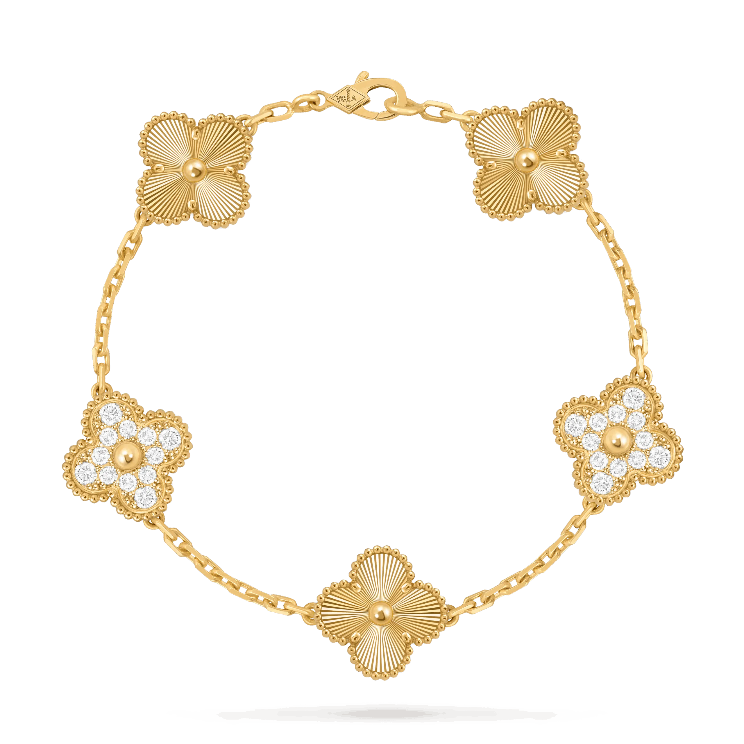 Van Cleef & Arpels Vintage Alhambra bracelet, 5 motifs VCARP4KN00
