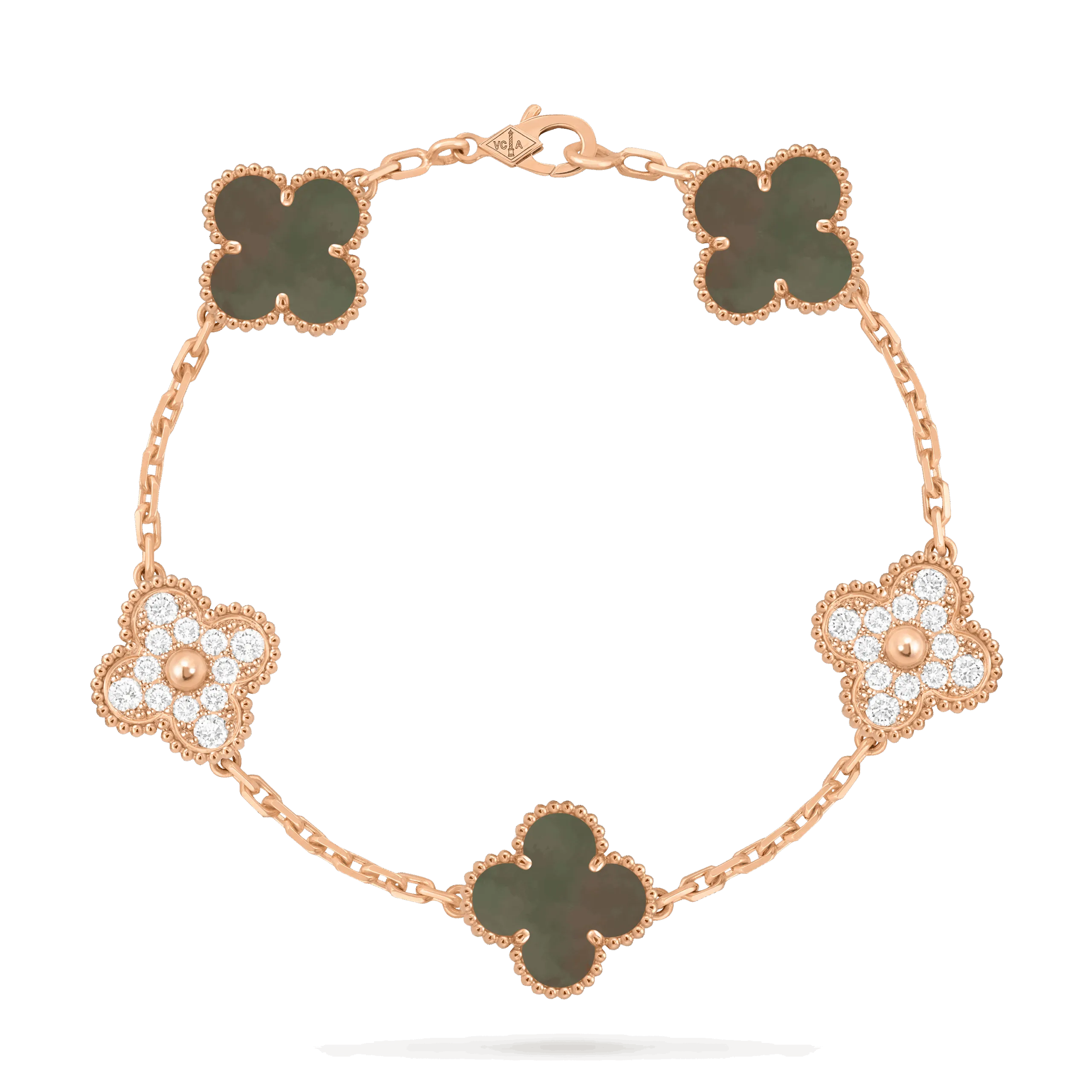 Van Cleef & Arpels Vintage Alhambra bracelet, 5 motifs VCARP2R100