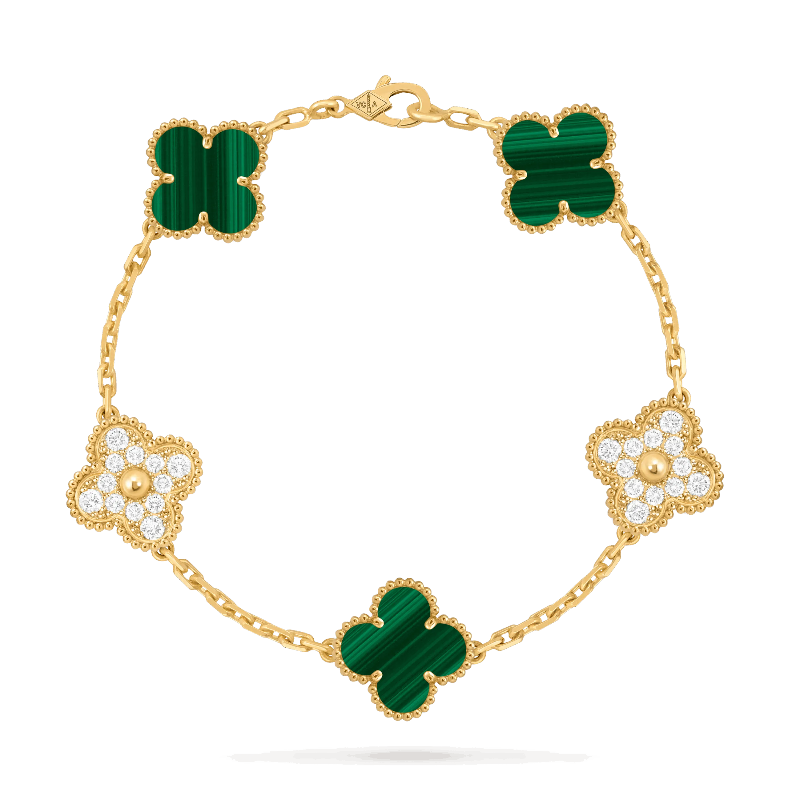 Van Cleef & Arpels Vintage Alhambra bracelet, 5 motifs VCARO7GQ00