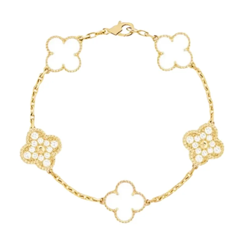 Van Cleef & Arpels Vintage Alhambra bracelet, 5 motifs