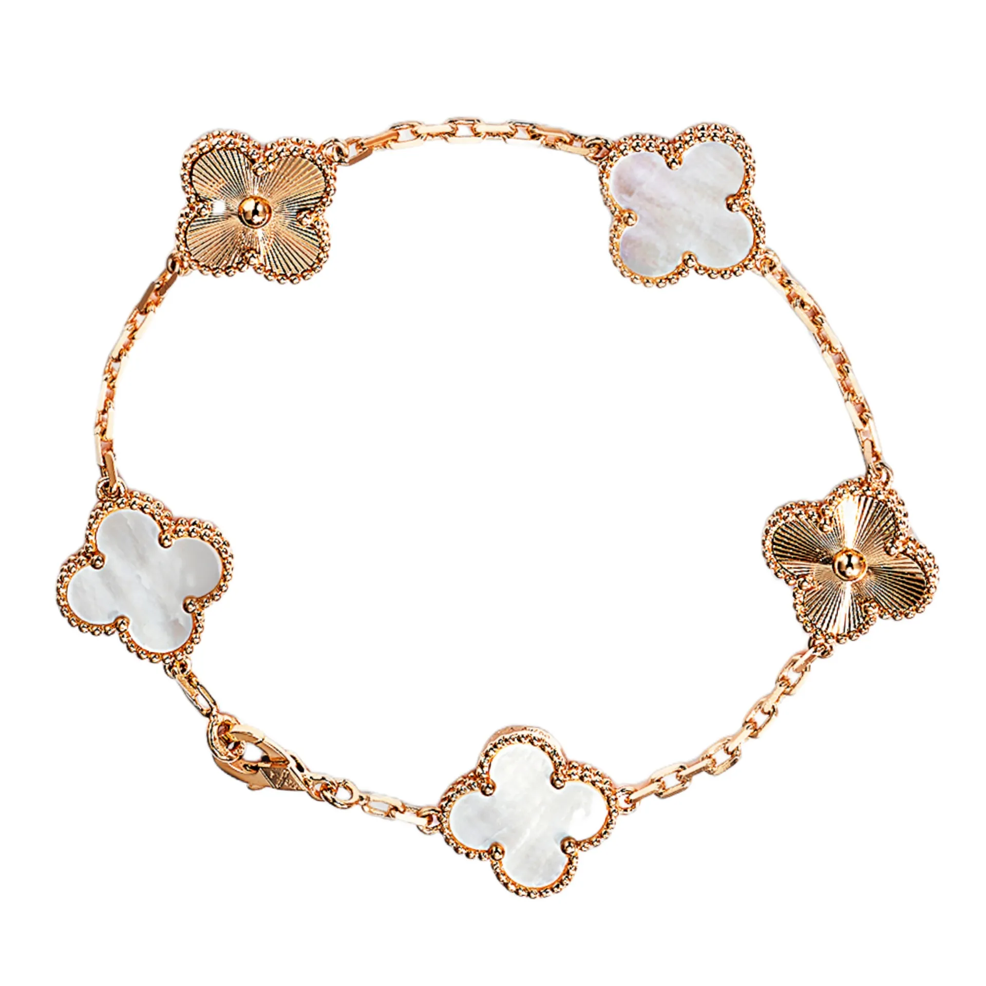 Van Cleef & Arpels Vintage Alhambra bracelet, 5 motifs