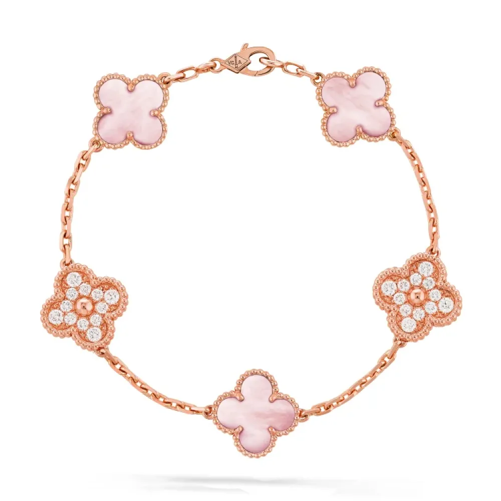 Van Cleef & Arpels Vintage Alhambra bracelet, 5 motifs