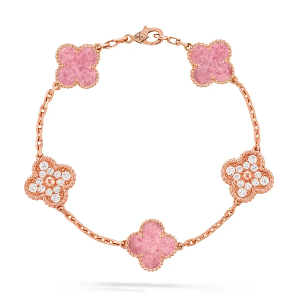 Van Cleef & Arpels Vintage Alhambra bracelet, 5 motifs