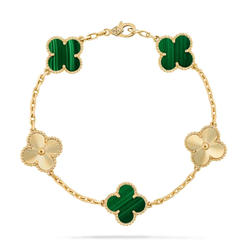 Van Cleef & Arpels Vintage Alhambra bracelet, 5 motifs