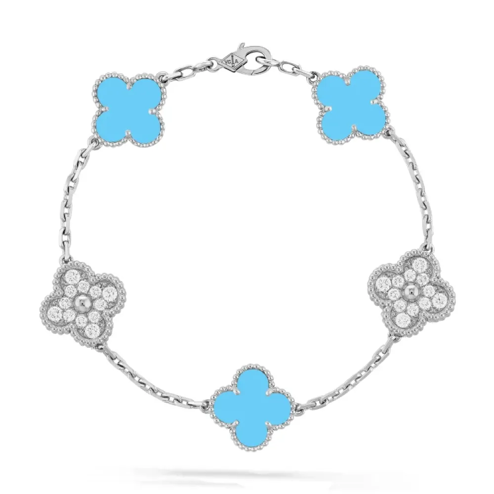 Van Cleef & Arpels Vintage Alhambra bracelet, 5 motifs