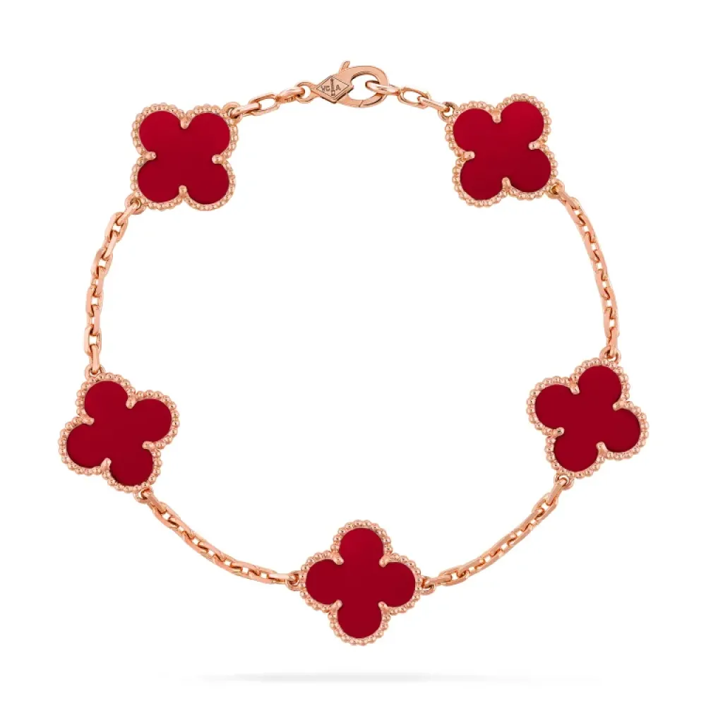Van Cleef & Arpels Vintage Alhambra bracelet, 5 motifs