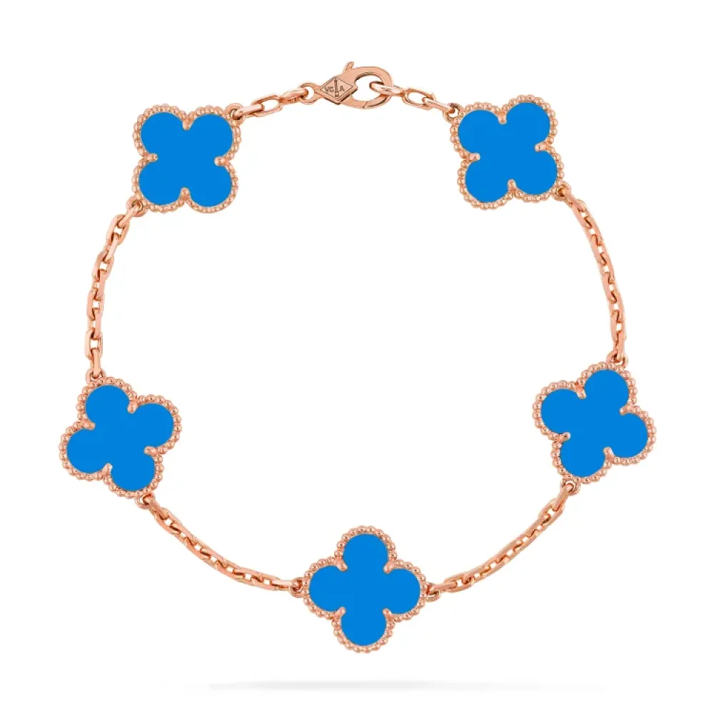 Van Cleef & Arpels Vintage Alhambra bracelet, 5 motifs