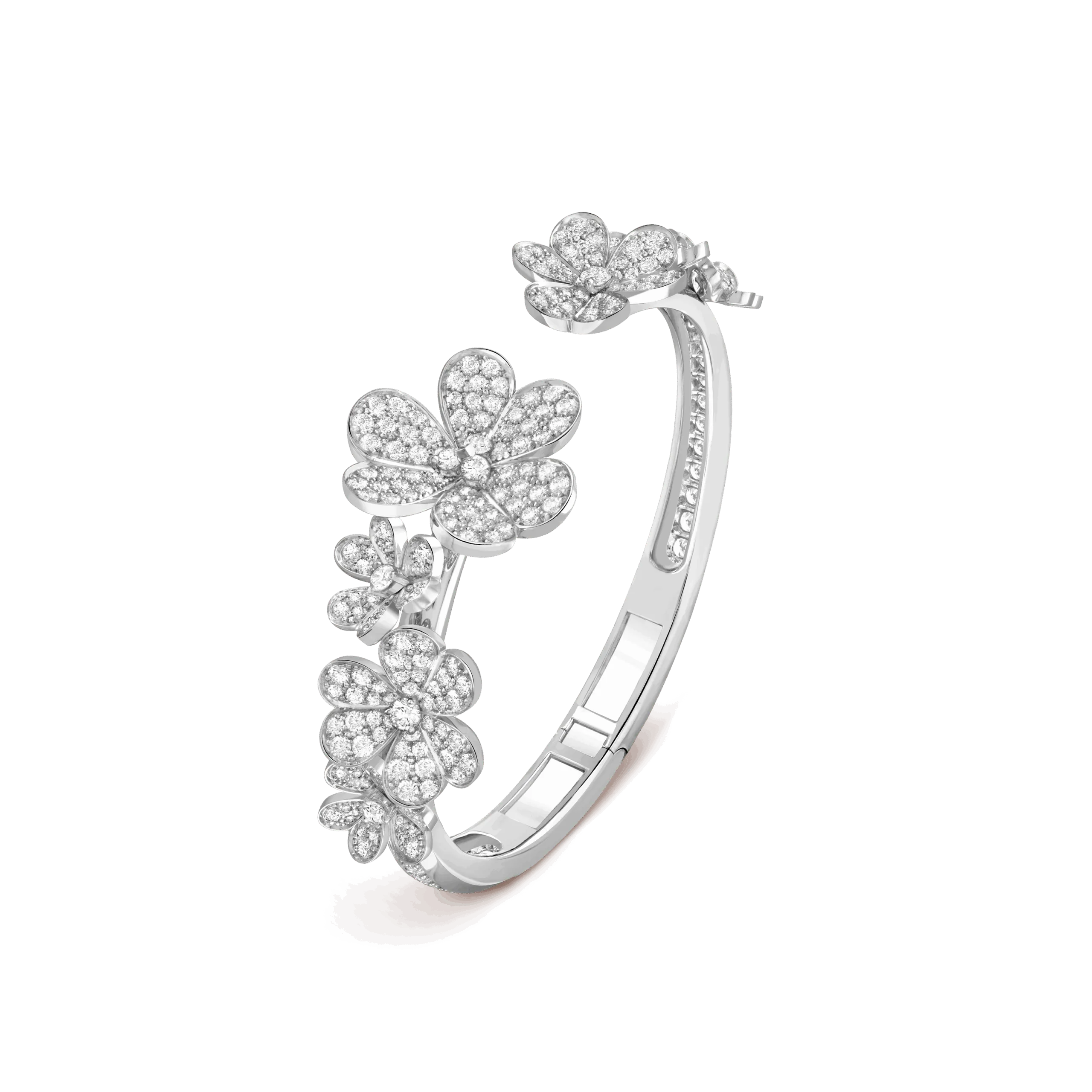 Van Cleef & Arpels Frivole bracelet, 7 flowers, medium model VCARPDYB00