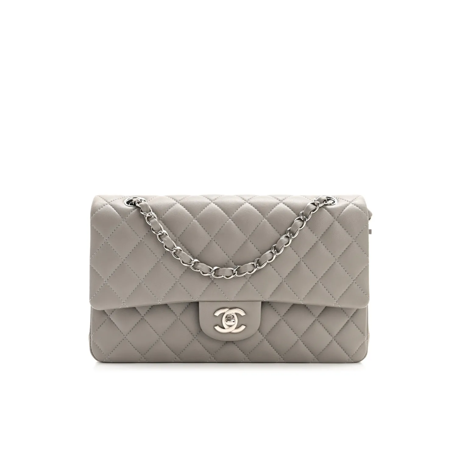 CHANEL Classic 11.12 Handbag Medium Lambskin A01112