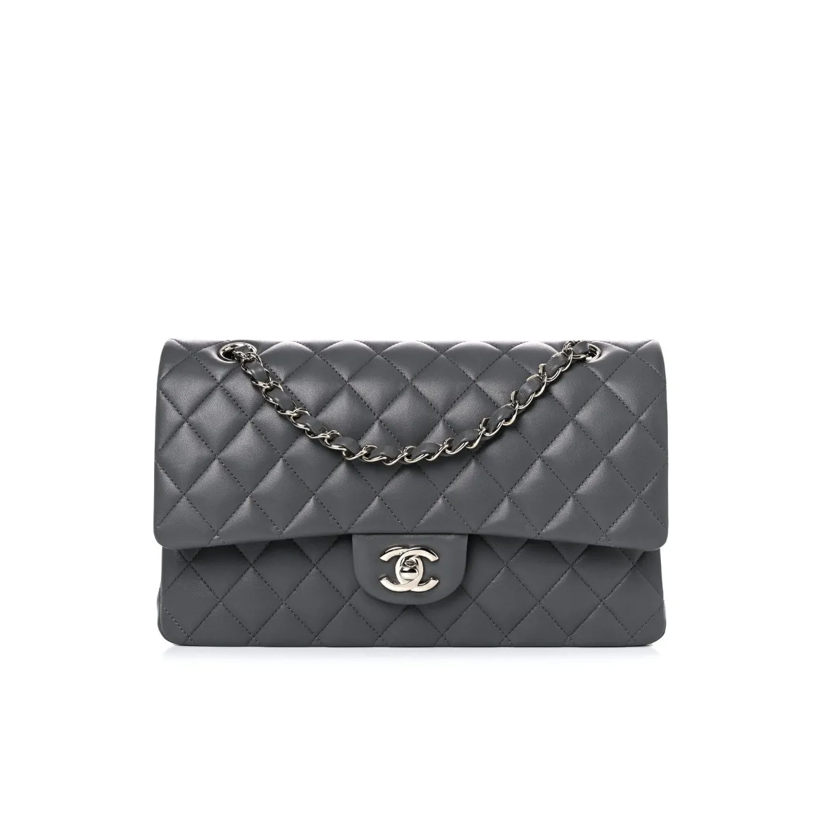 CHANEL Classic 11.12 Handbag Medium Lambskin A01112