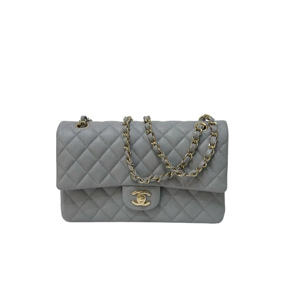CHANEL Classic 11.12 Handbag Medium Caviar A01112