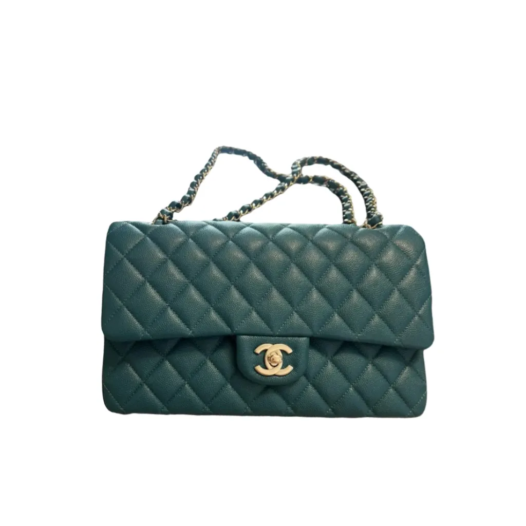 CHANEL Classic 11.12 Handbag Medium Caviar A01112