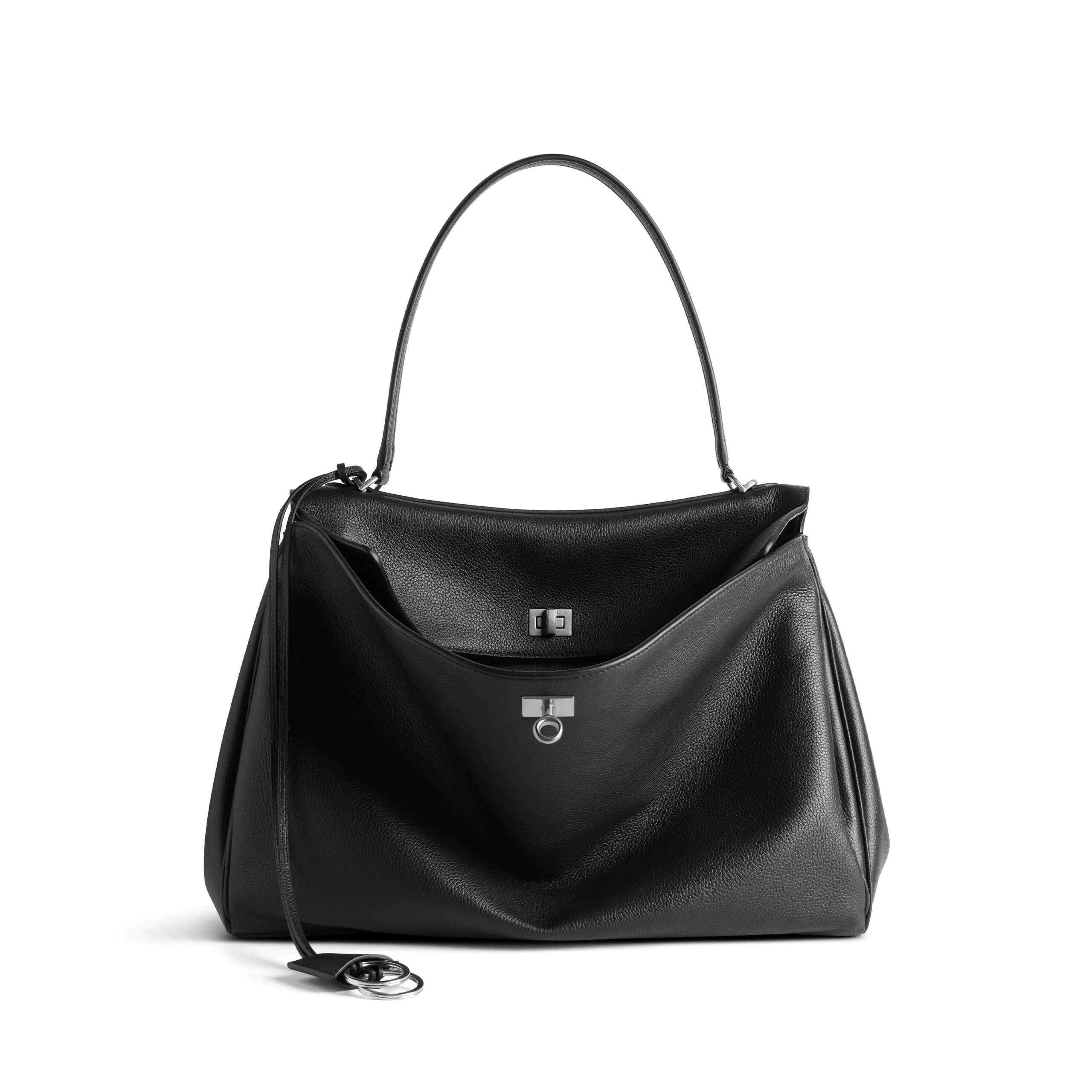 Balenciaga Women's Rodeo Handbag Large in Black 789744