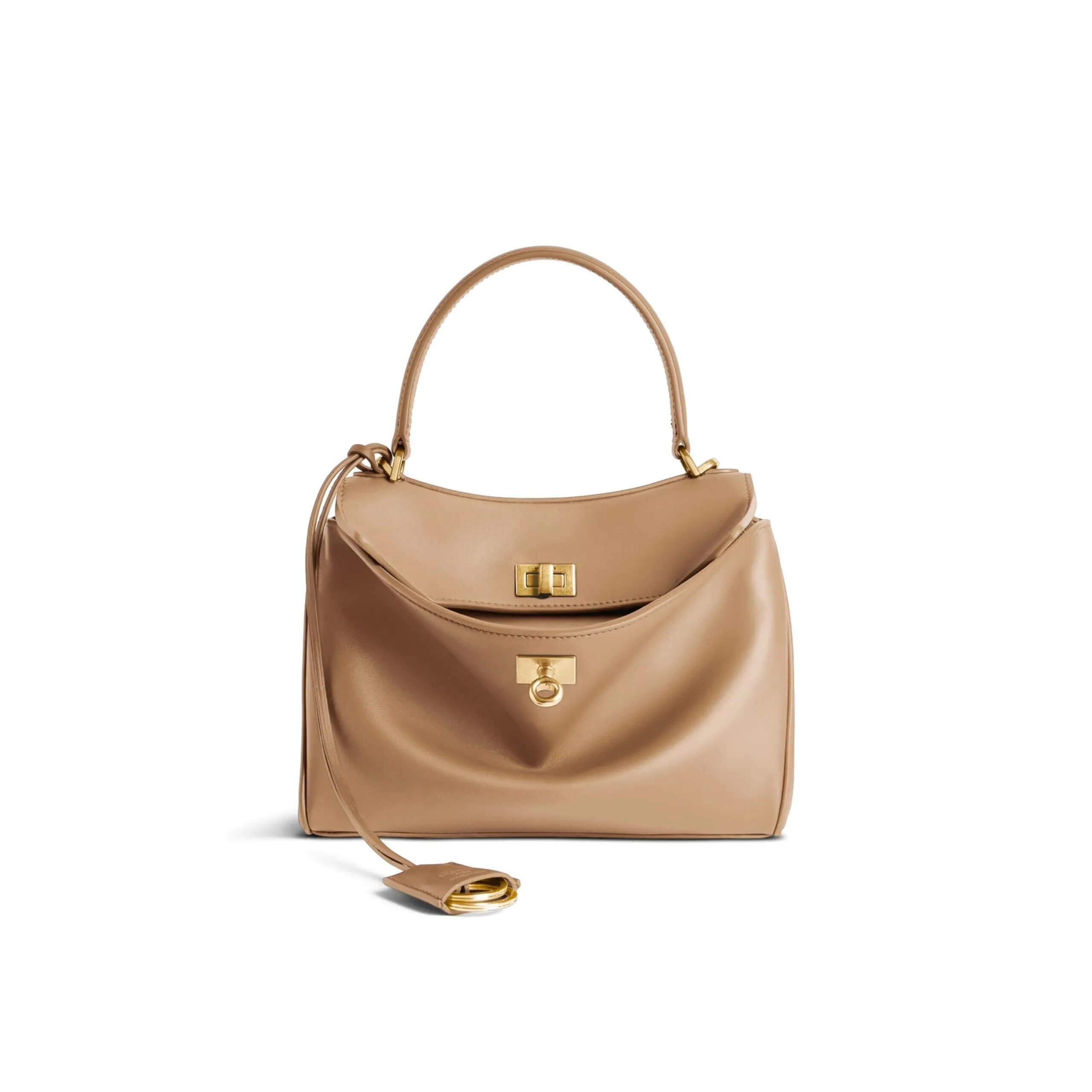 Balenciaga Women's Rodeo Handbag Mini in Latte 795456
