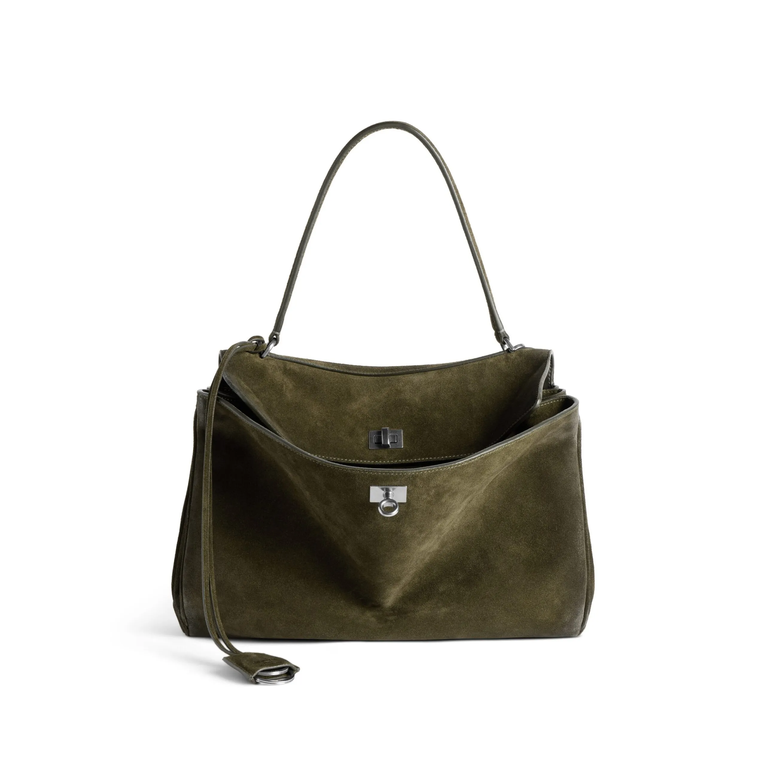 Balenciaga Women's Rodeo Handbag Medium in Khaki 789772