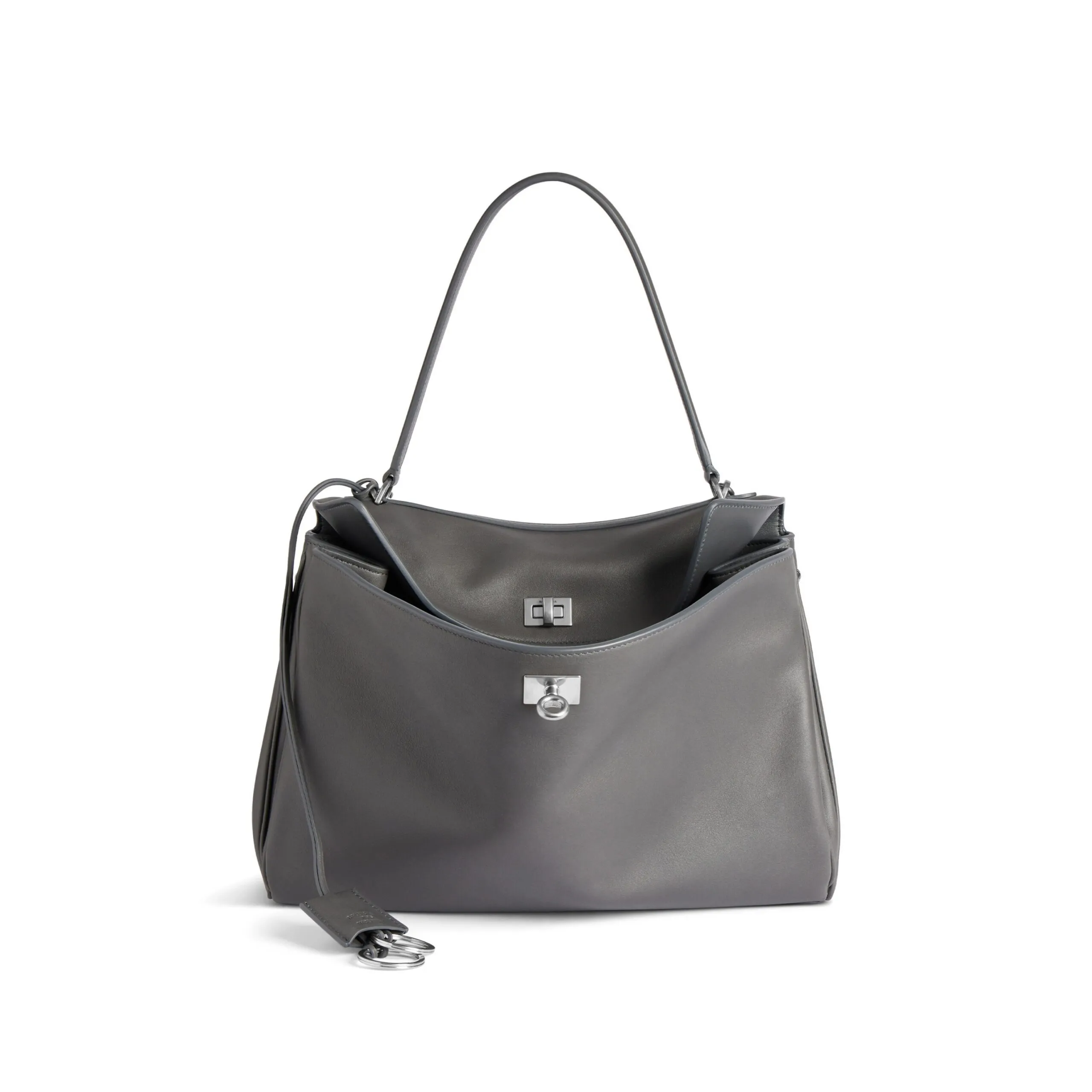 Balenciaga Women's Rodeo Handbag Medium in Grey 789772