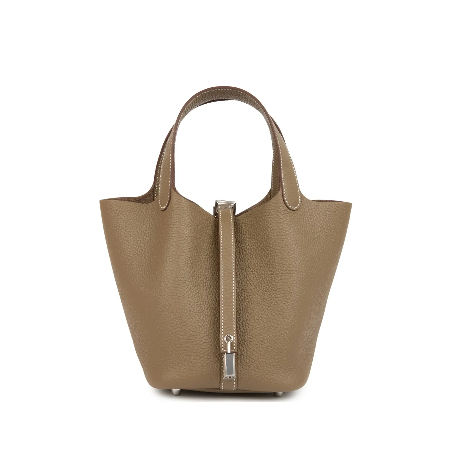 Hermès Picotin Lock 18 Etoupe Clemence Palladium Hardware