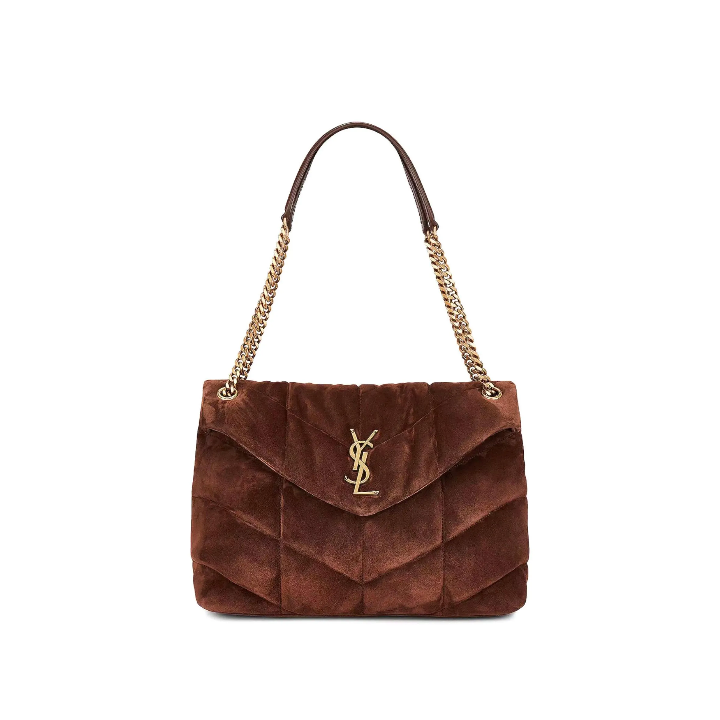 YSL PUFFER MEDIUM in suede 577475