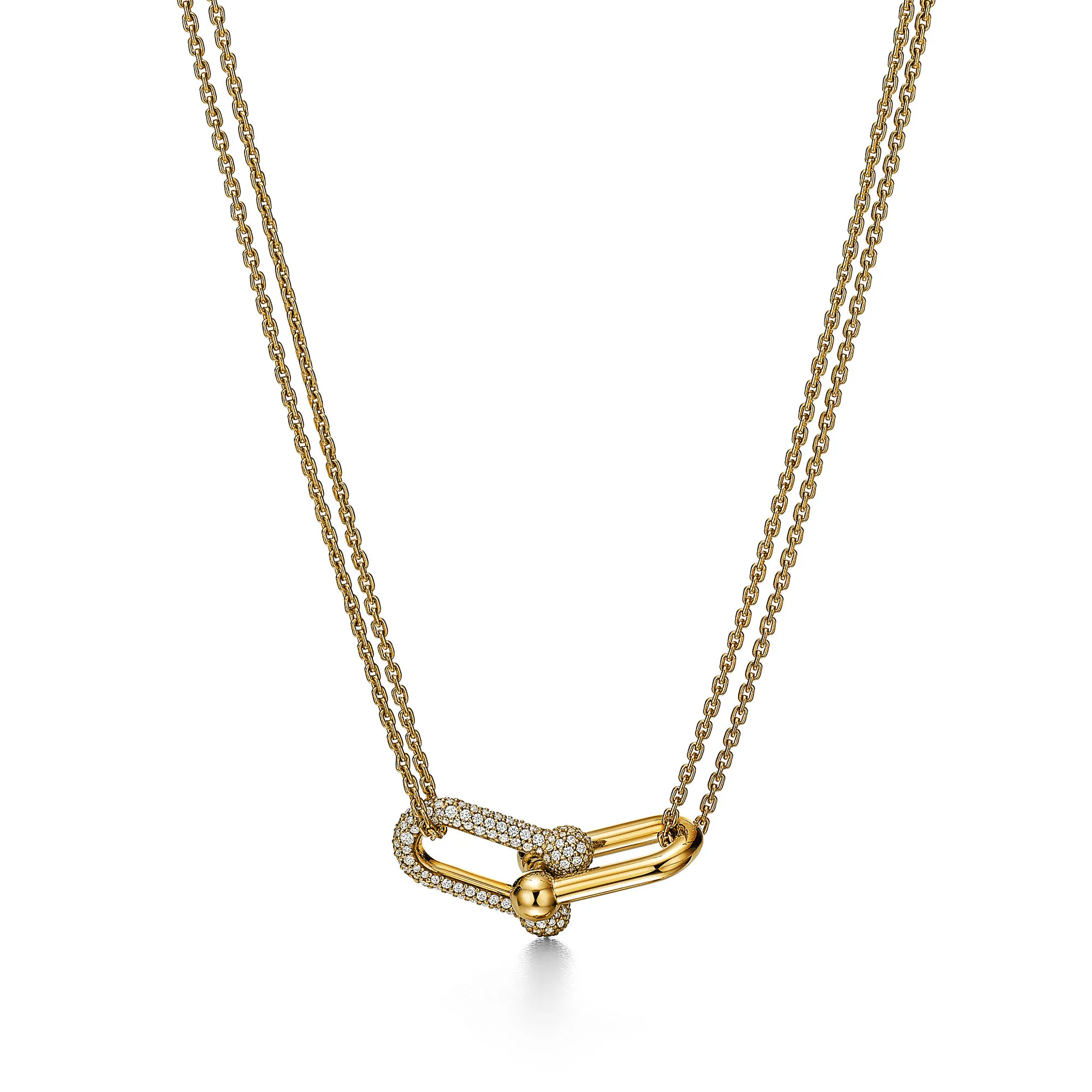 Tiffany HardWear Necklace with Pav?? Diamonds 70353083