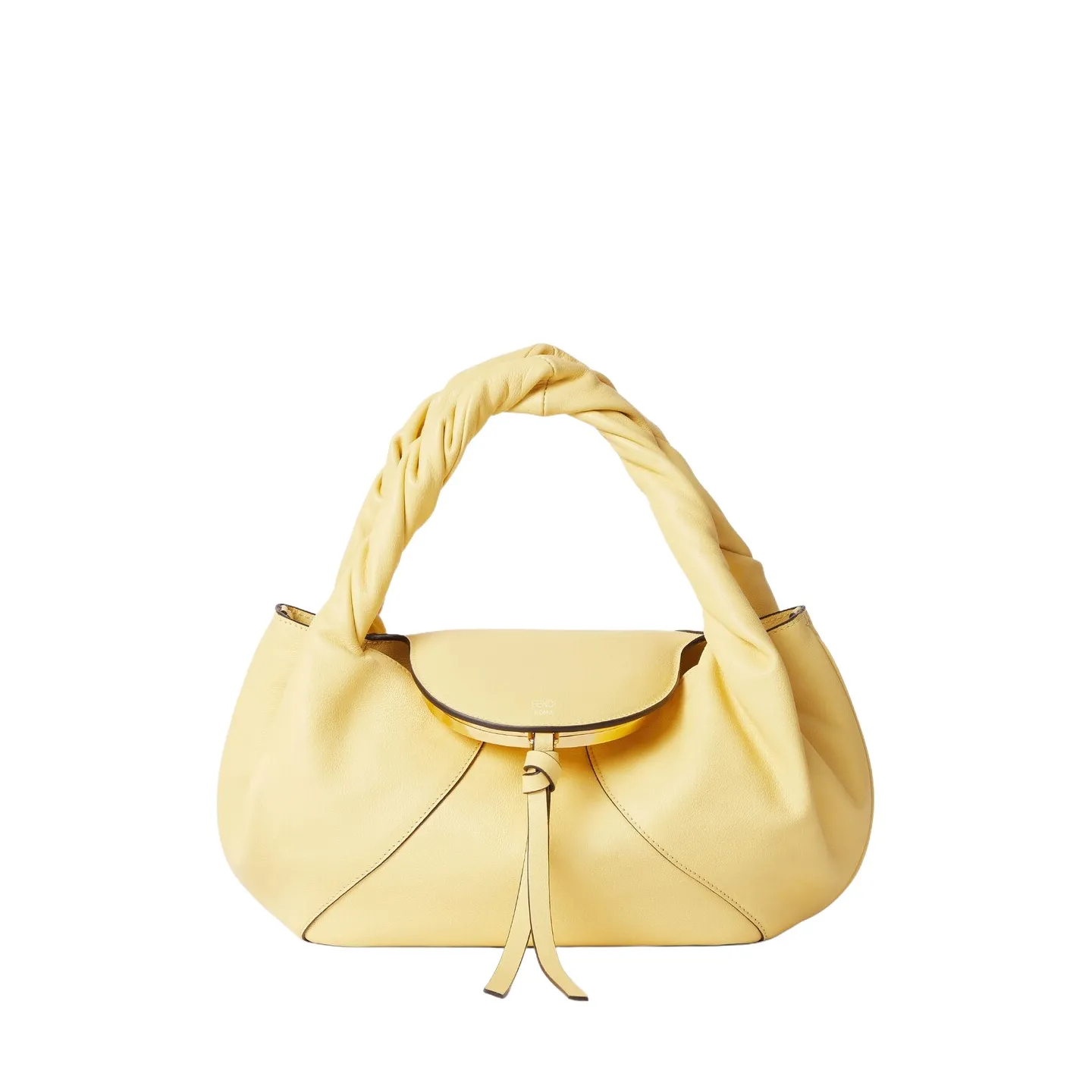 Fendi Spy Small Yellow leather bag 8BR838