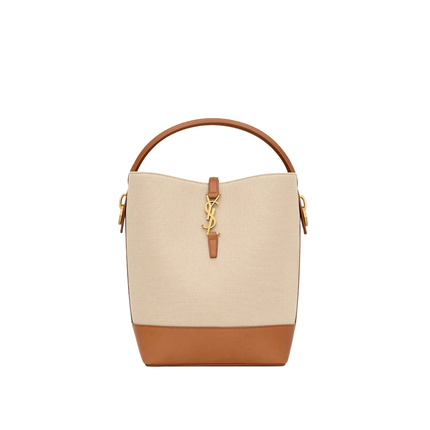 YSL Le 37 in canvas and shiny leather 742828