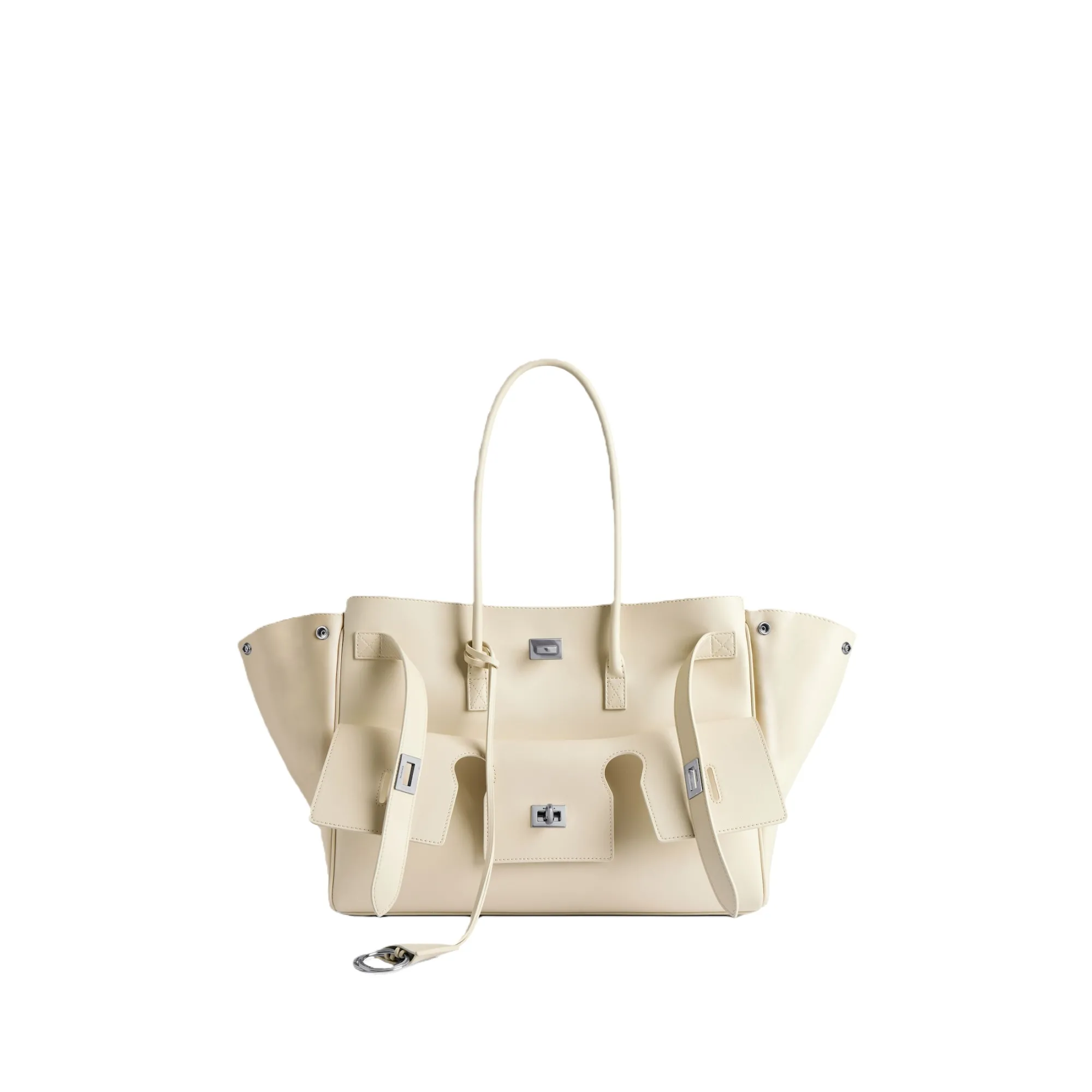 Balenciaga Women's Bel Air Carry All Bag Medium in Soya 805481