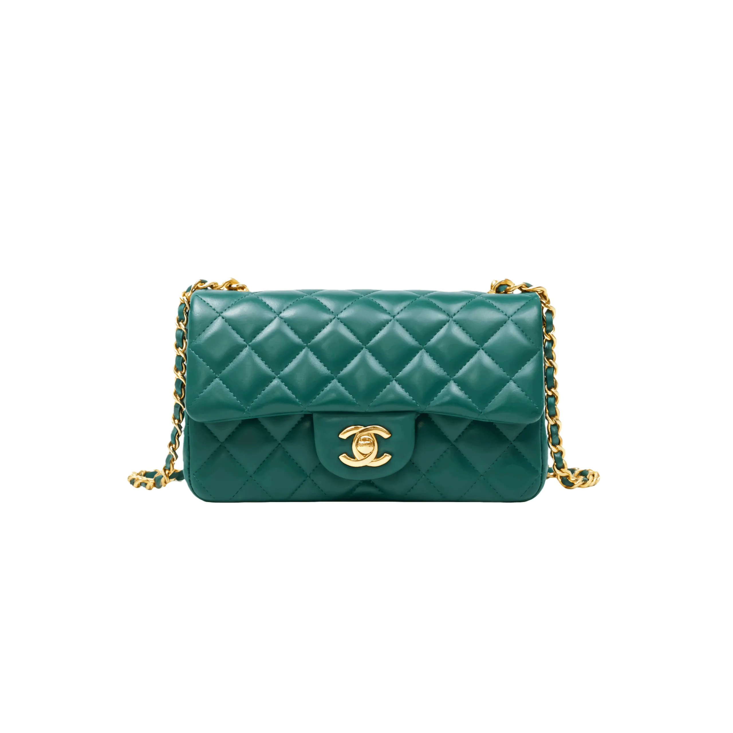 CHANEL Mini Flap Bag Lambskin A01116