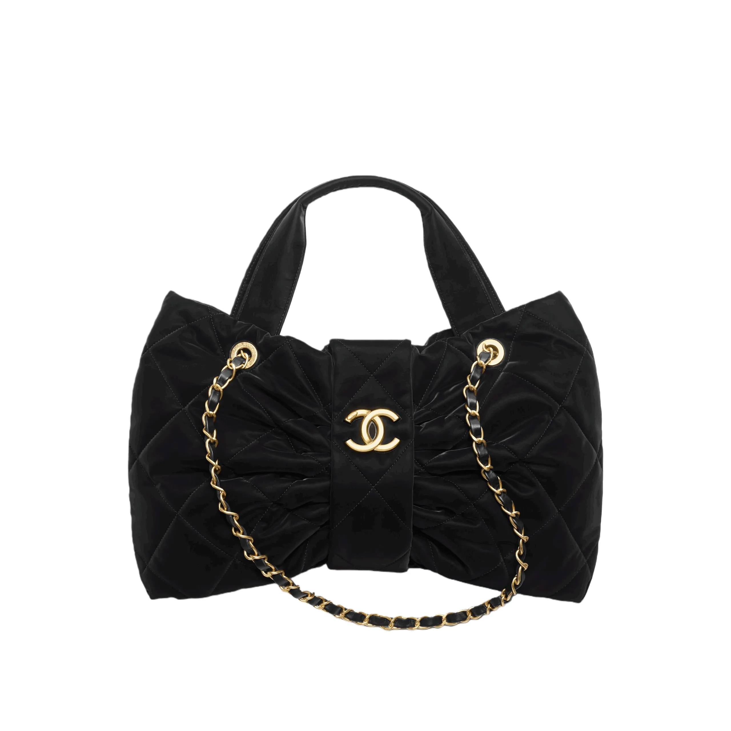 CHANEL Bow bag Gold AS5851