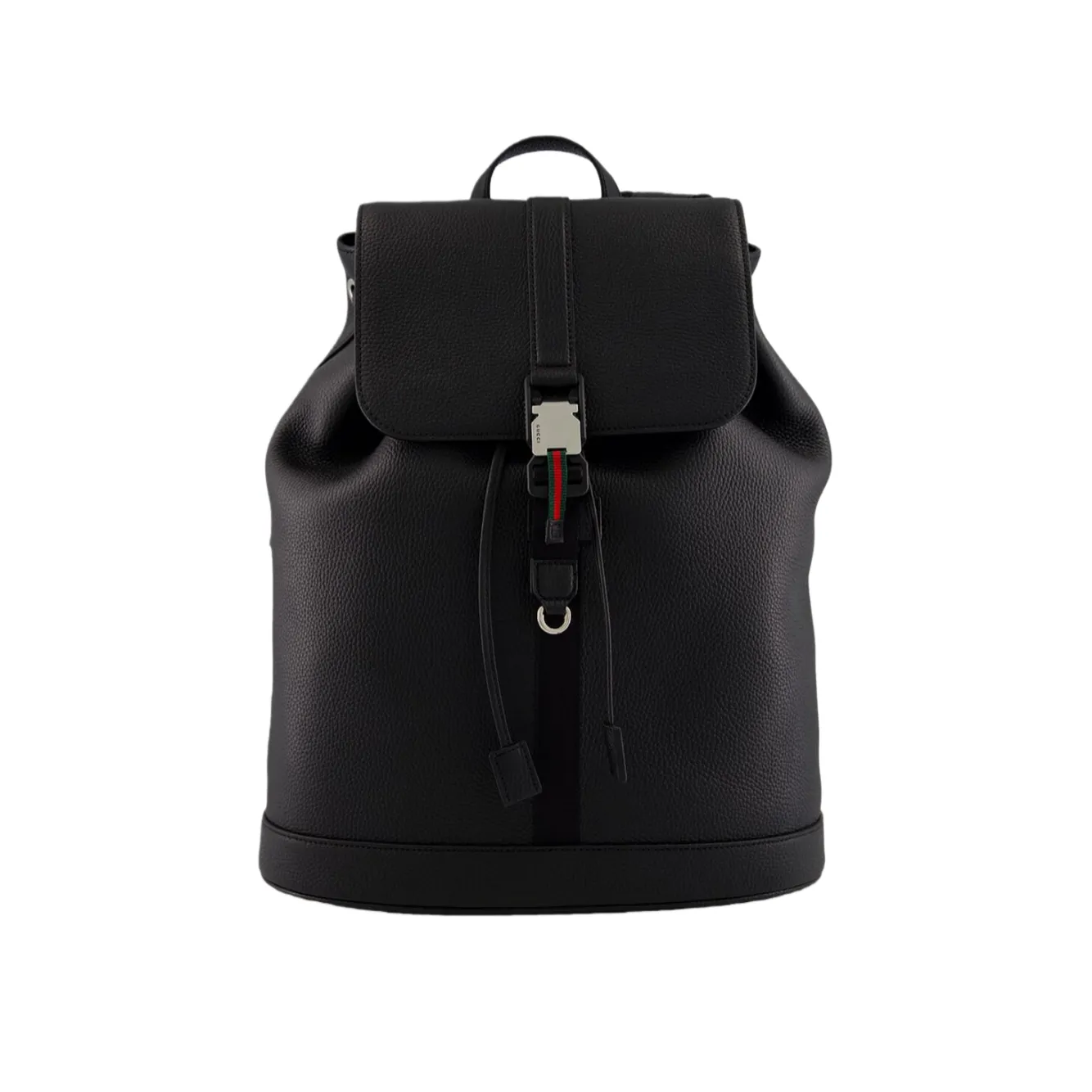 GUCCI Black Large Leather Backpack 816750
