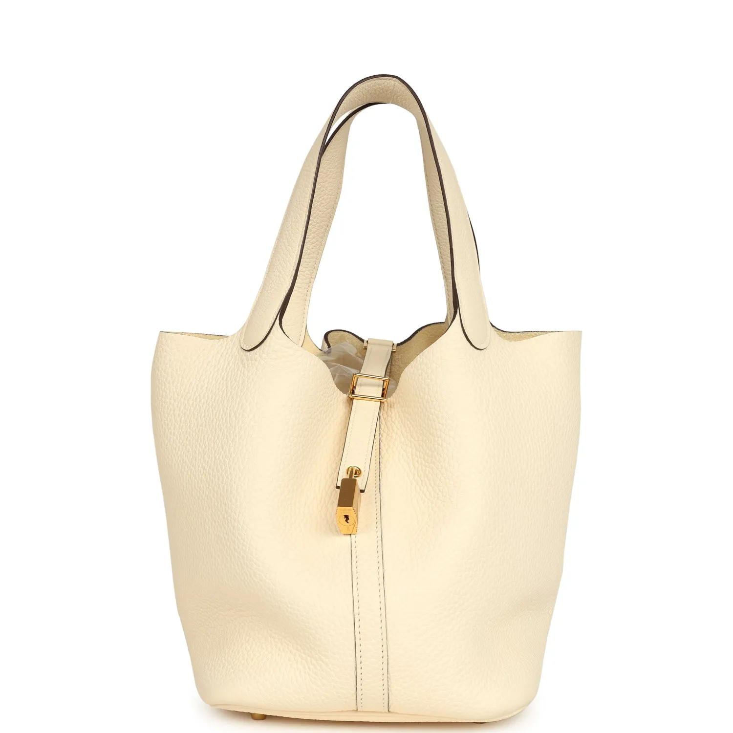 Herm??s Picotin Lock 22 Nata Clemence Gold Hardware