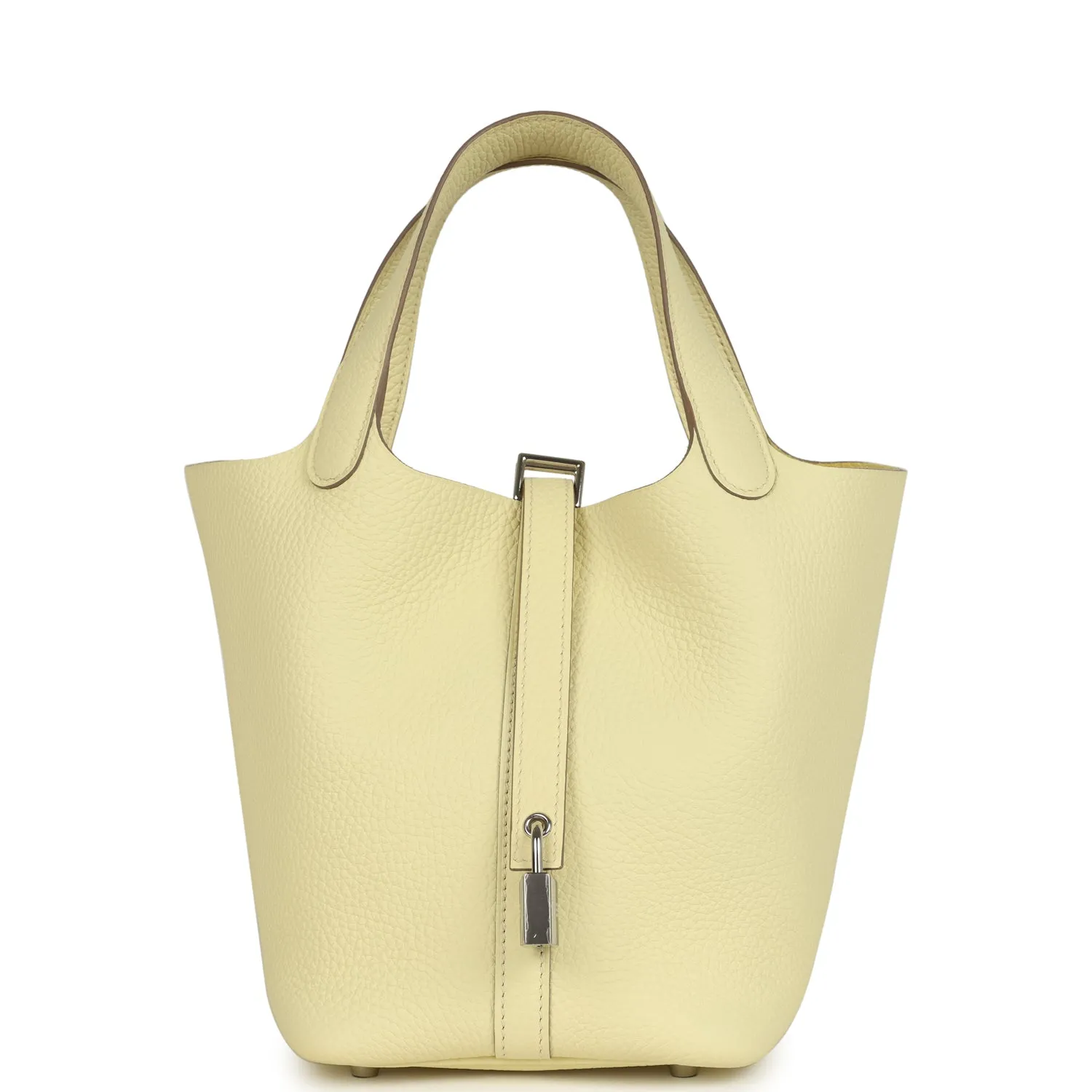 Herm??s Picotin Lock 18 Jaune Milton Clemence Palladium Hardware