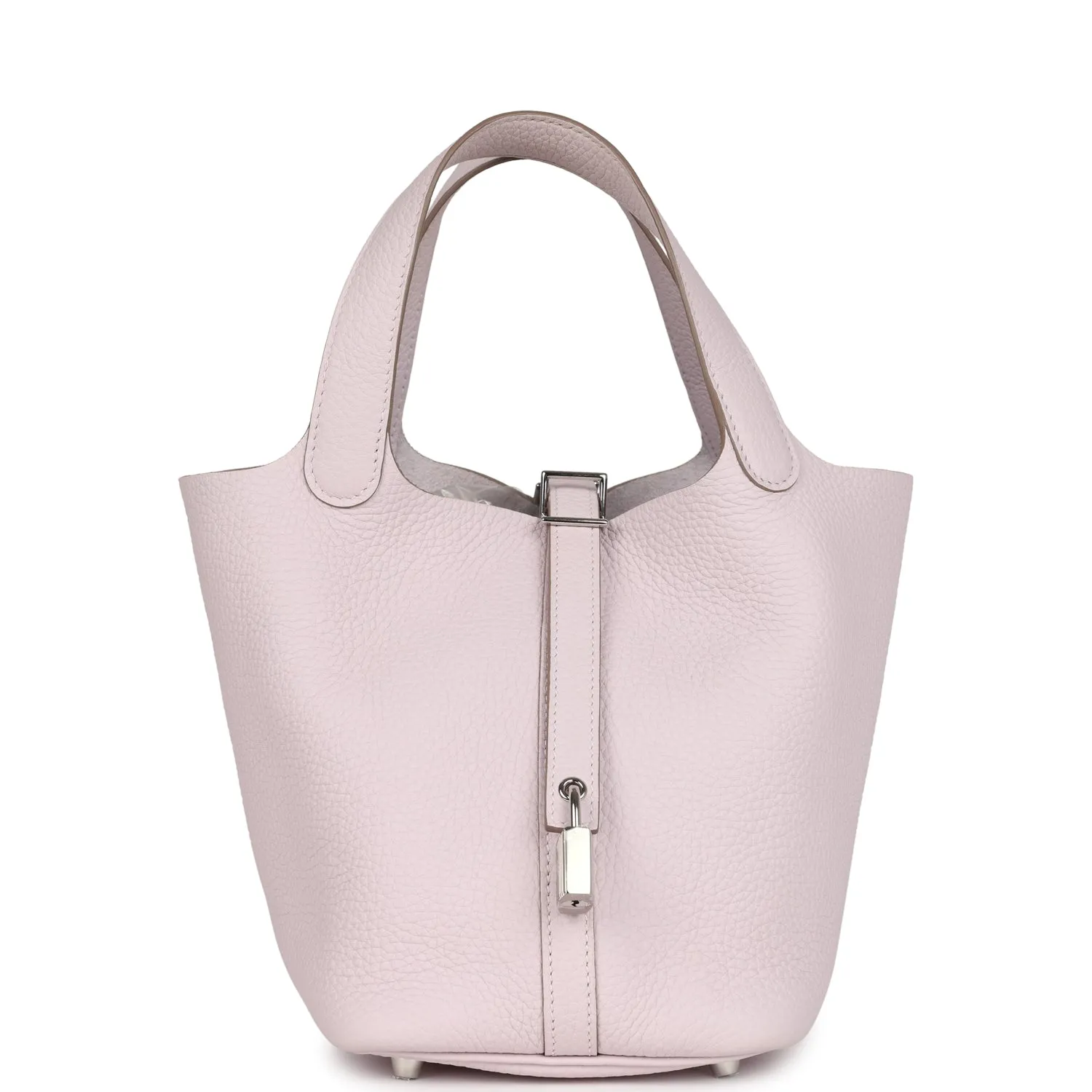 Herm??s Picotin Lock 18 Mauve Pale Clemence Palladium Hardware