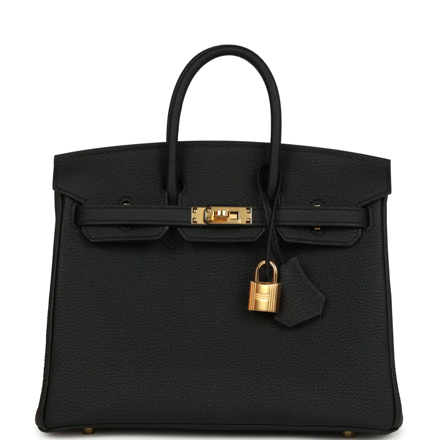 Herm??s Birkin 25 Black Togo Gold Hardware