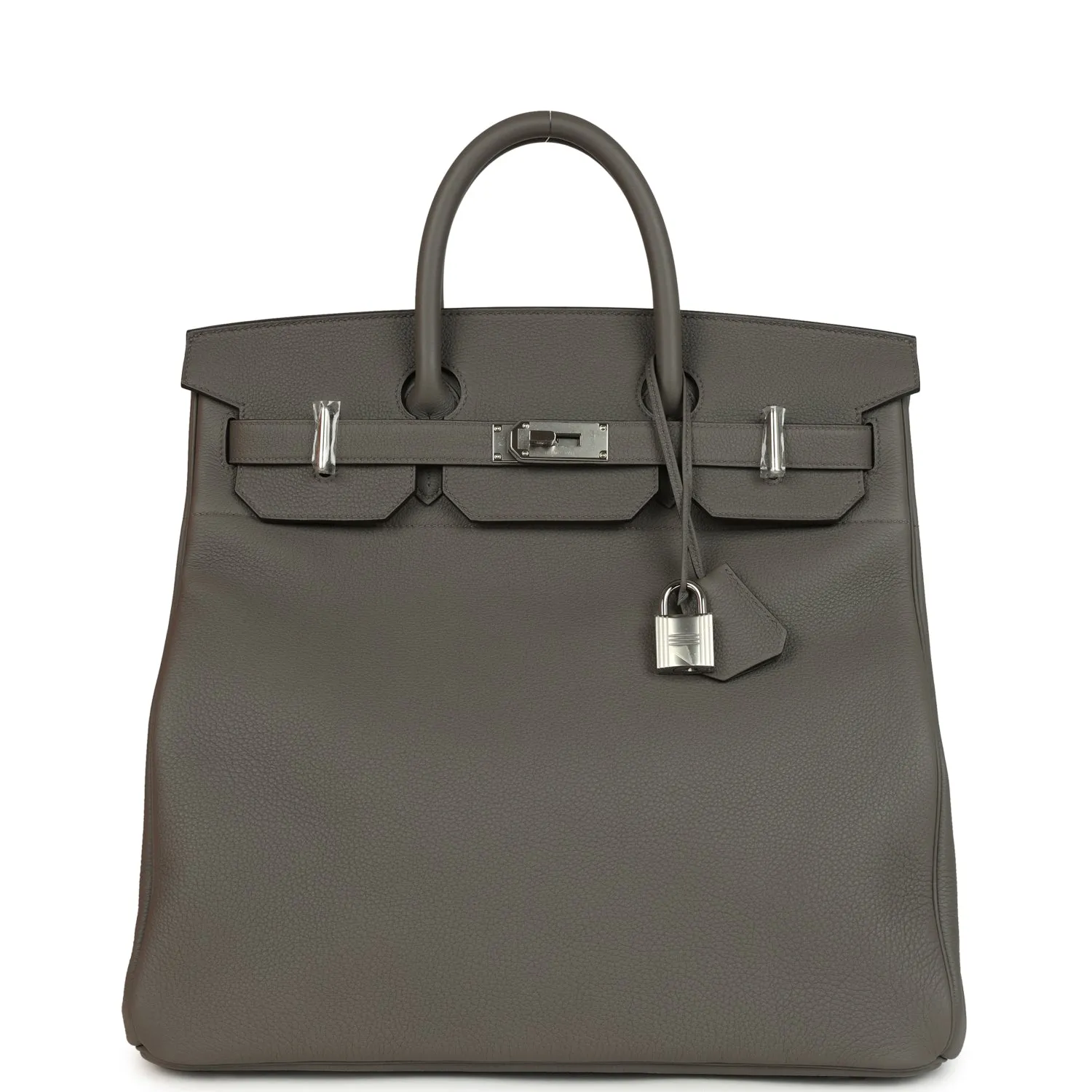 Herm??s HAC Birkin 40 Etain Togo Palladium Hardware
