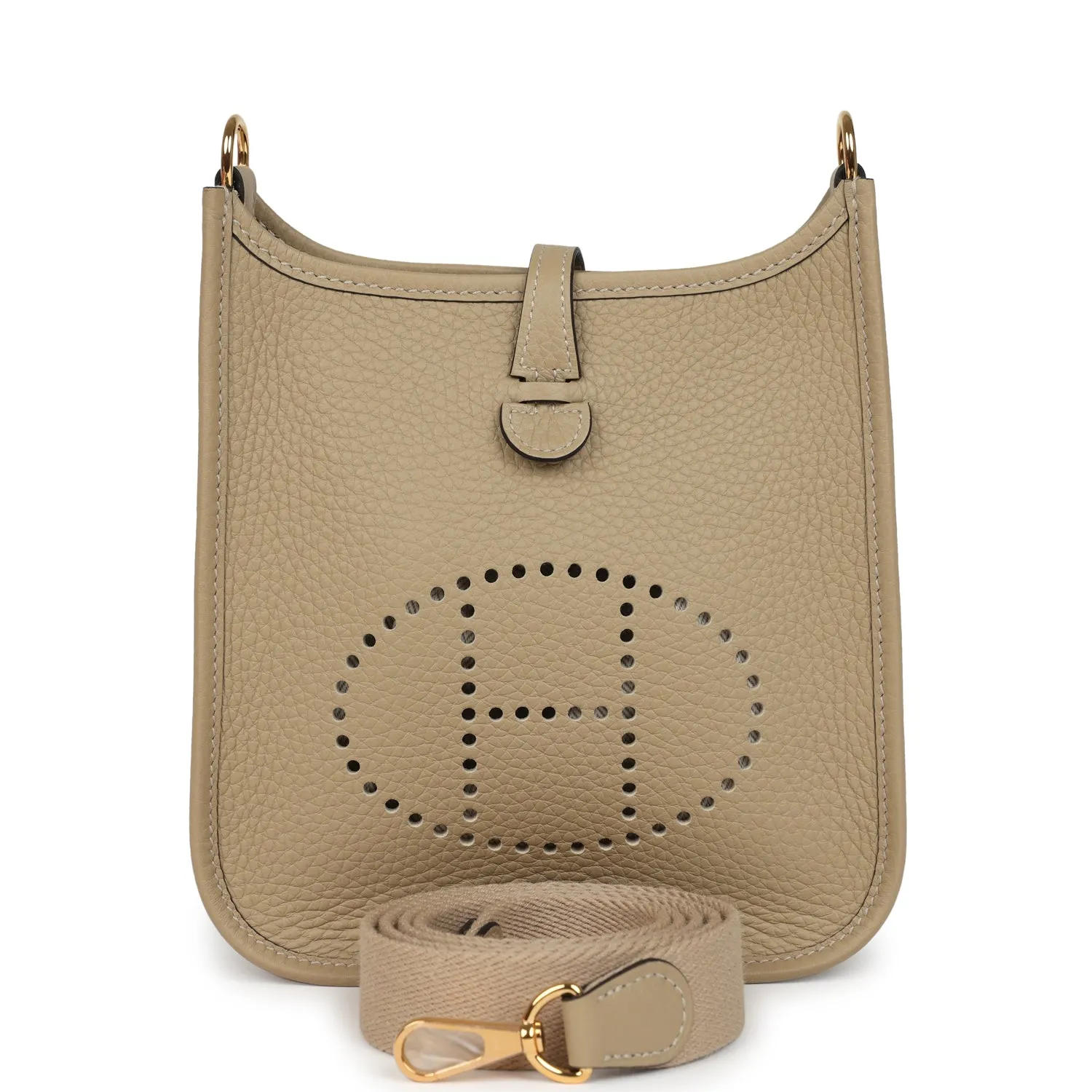 Herm??s Evelyne TPM Trench Clemence Gold Hardware