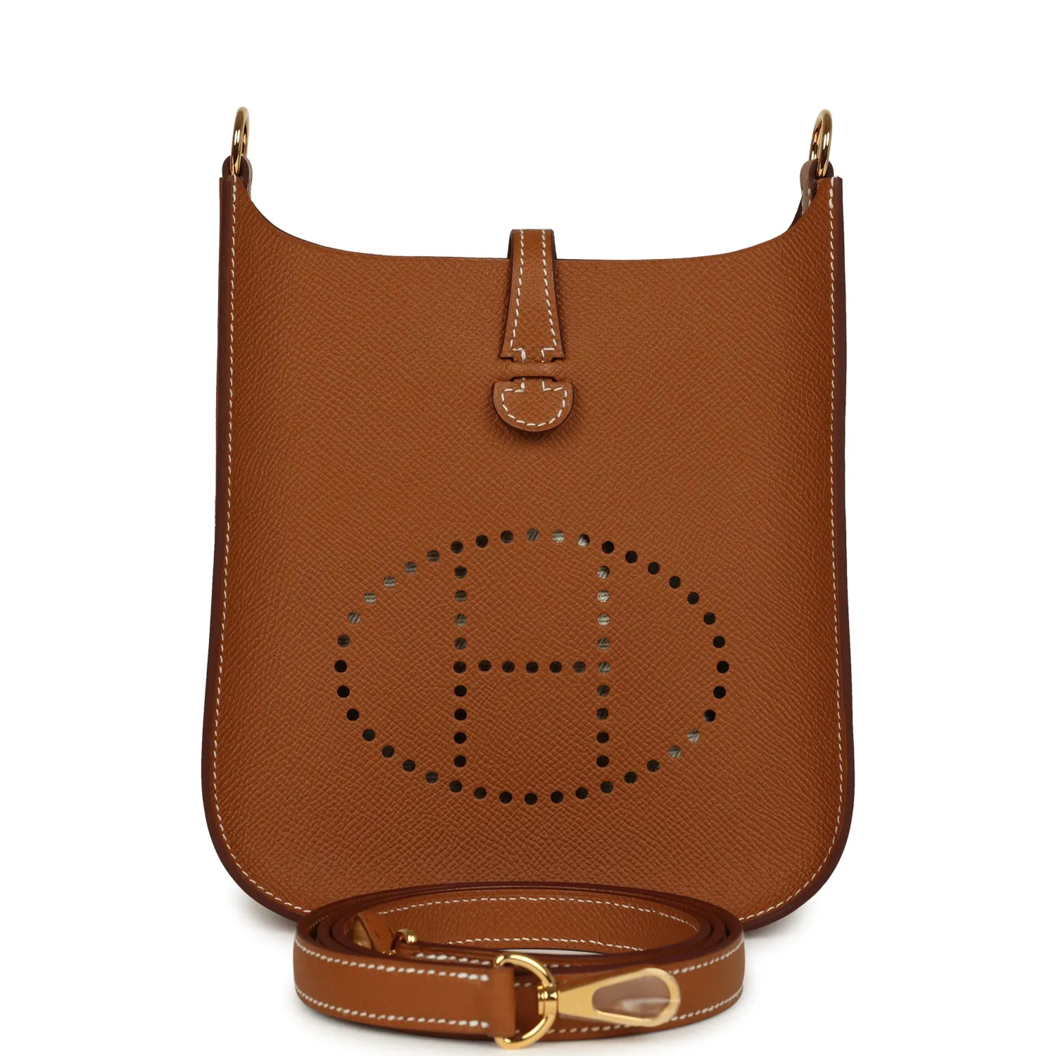 Herm??s Evelyne Sellier TPM Gold Epsom Gold Hardware