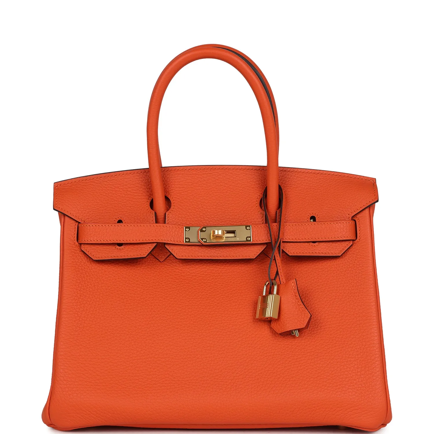 Herm??s Birkin 30 Feu Togo Gold Hardware