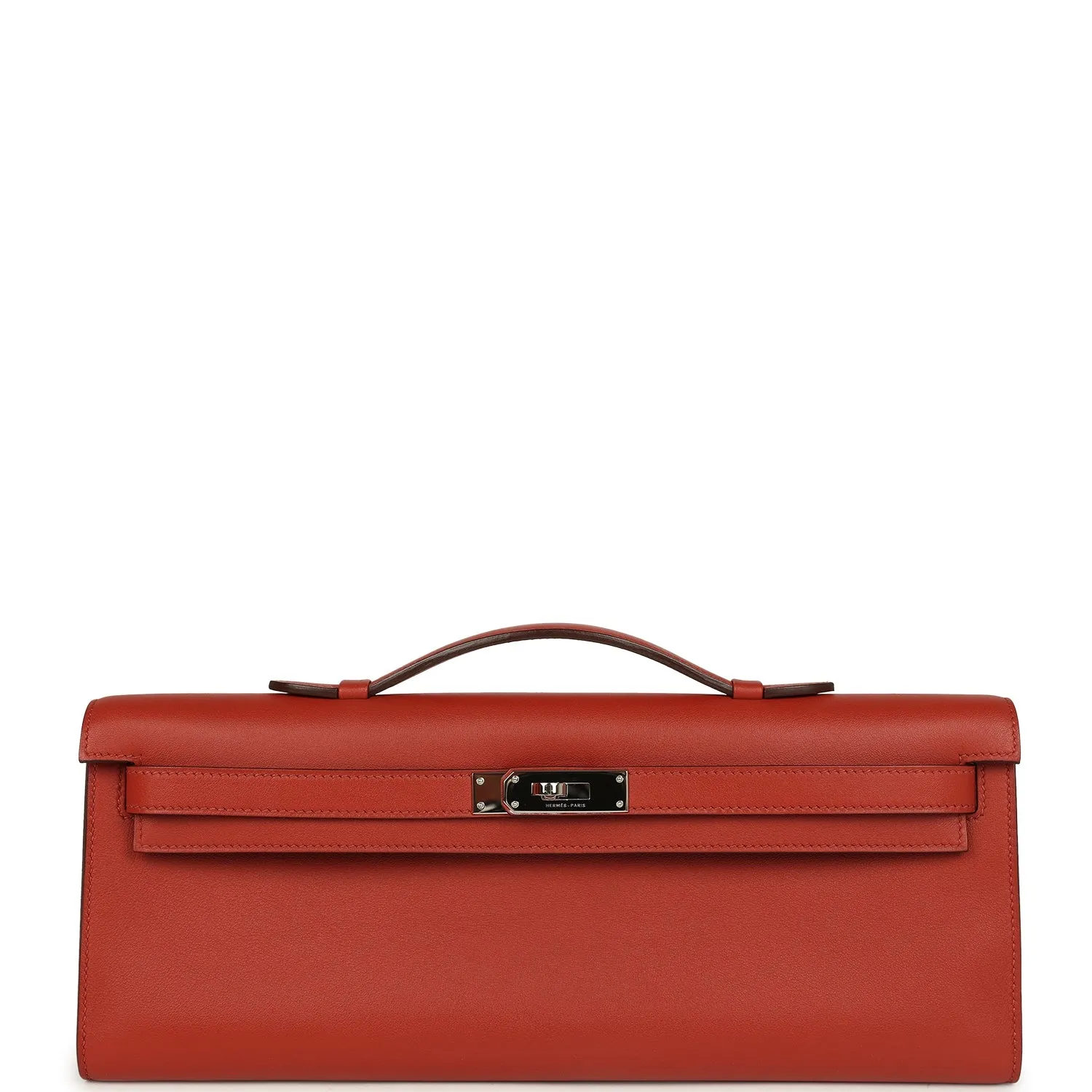 Herm??s Kelly Cut Brique Swift Palladium Hardware
