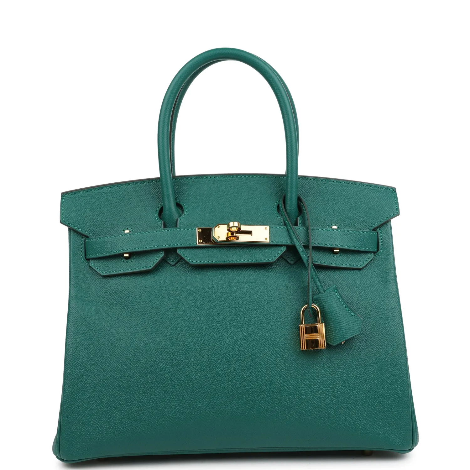 Herm??s Birkin 30 Malachite Epsom Gold Hardware