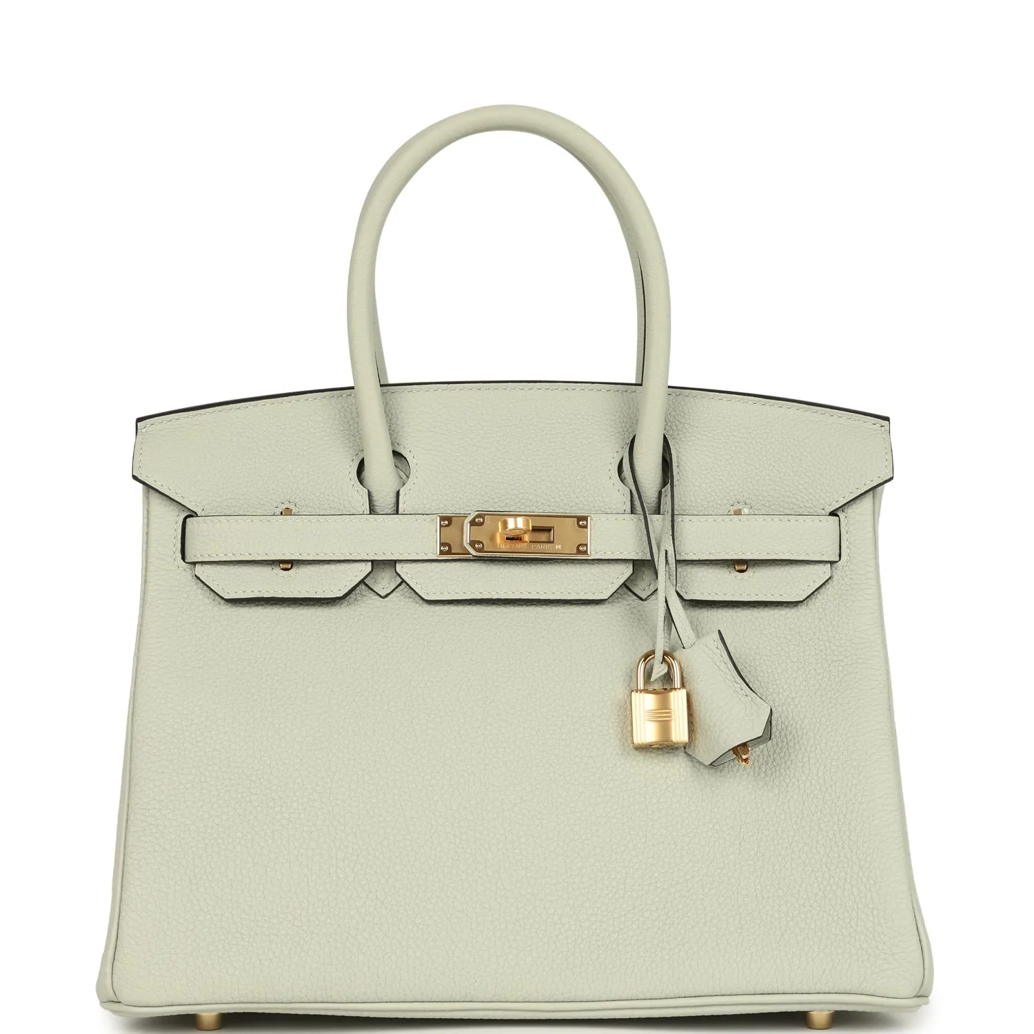 Herm??s Birkin 30 Gris Neve Togo Gold Hardware