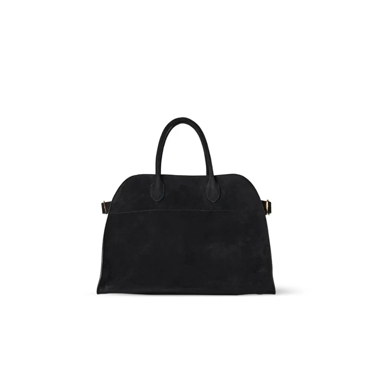 The Row Soft Margaux 15 Bag In Suede W1255L25BLSG
