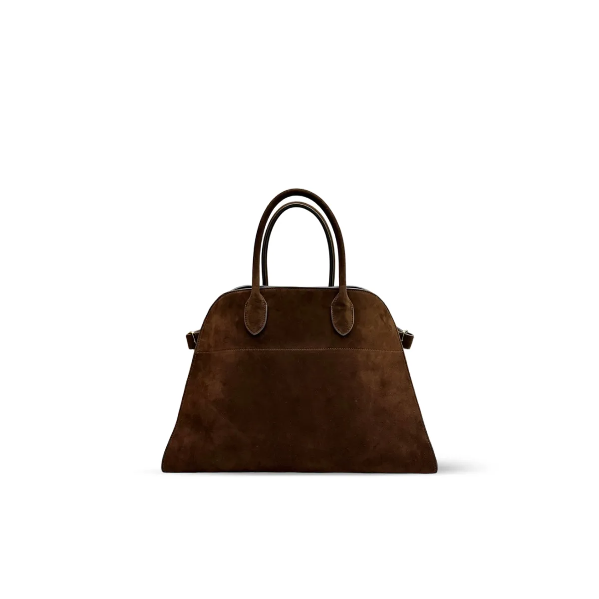 The Row Soft Margaux 15 Bag In Suede W1255L