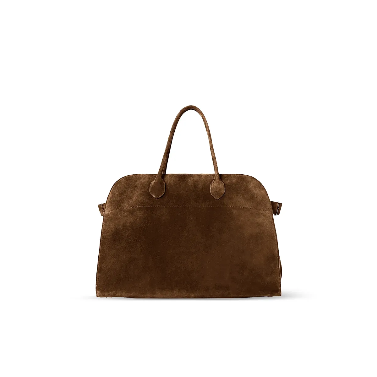 The Row Soft Margaux 17 Bag In Suede W1254L25DSTPD